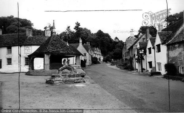 Photo of Castle Combe, Market Cross c.1955