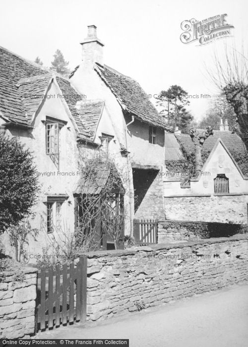 Photo of Castle Combe, Old Cottages 1951