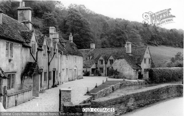 Photo of Castle Combe, Old Cottages c.1965