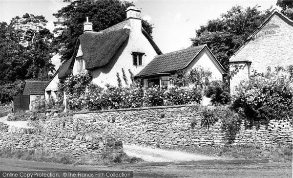 Photo of Castle Combe, Thatch Cottage c.1965