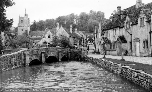 Photo of Castle Combe, The Bridge And River Bybrook c.1965