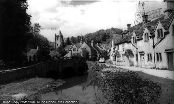 Photo of Castle Combe, The Bridge And River Bybrook c.1965