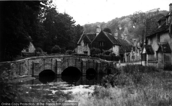 Photo of Castle Combe, The Bridge c.1955