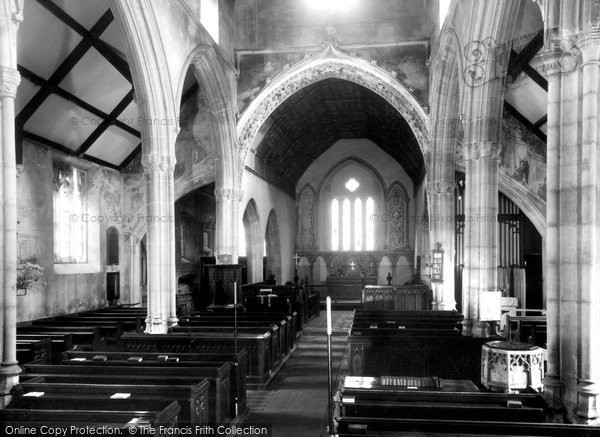 Photo of Castle Combe, The Church Interior c.1955