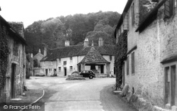 The Old Market Place c.1955, Castle Combe