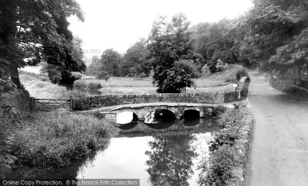 Photo of Castle Combe, The Old Roman Bridge c.1955
