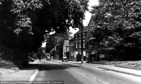 Photo of Castle Donington, High Street c.1955