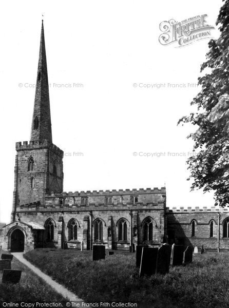 Photo of Castle Donington, St Edward's Church c.1955