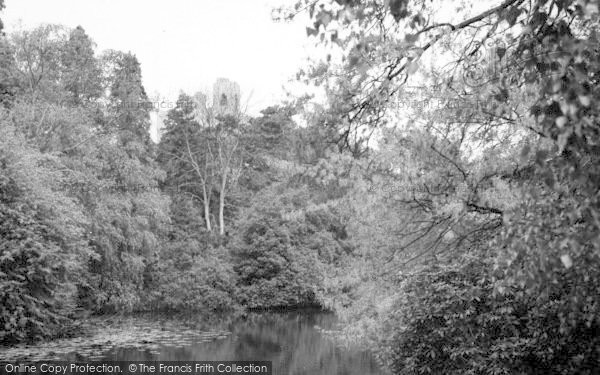 Photo of Castle Hedingham, The Lake And Keep c.1960