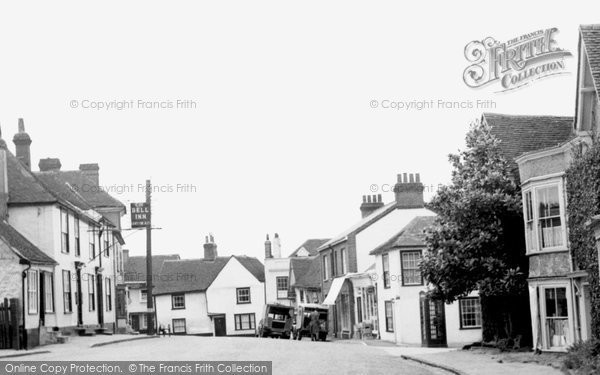 Photo of Castle Hedingham, The Village c.1955