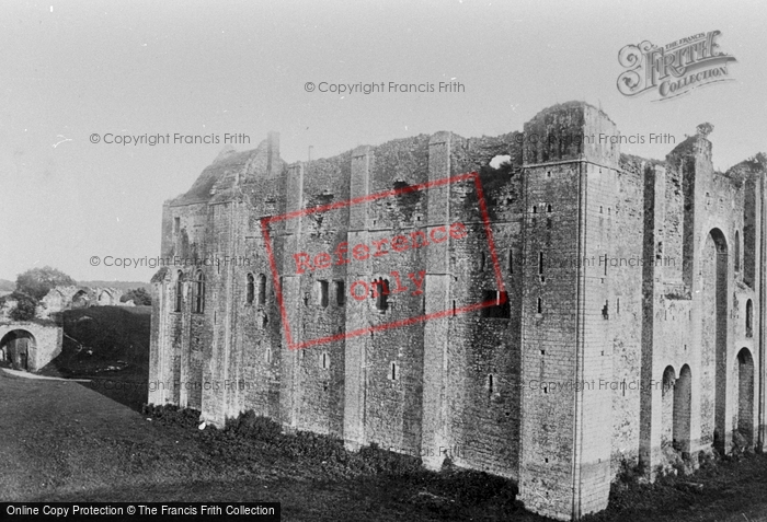 Photo of Castle Rising, 1891