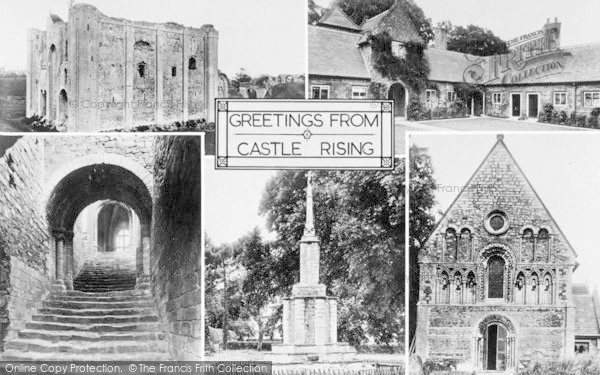 Photo of Castle Rising, Composite c.1910