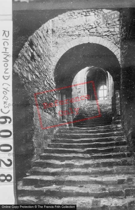 Photo of Castle Rising, Steps To The Tower 1908