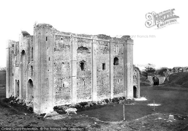 Photo of Castle Rising, The Castle 1898