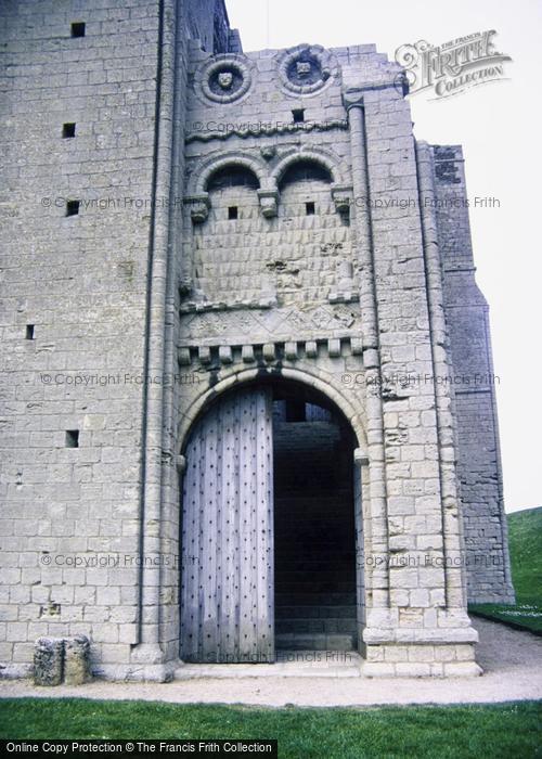 Photo of Castle Rising, The Castle, Doorway c.1985