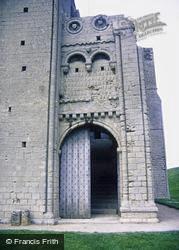 The Castle, Doorway c.1985, Castle Rising