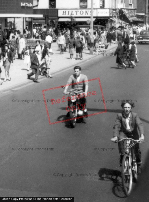 Photo of Castleford, Bikes In Carlton Street c.1965