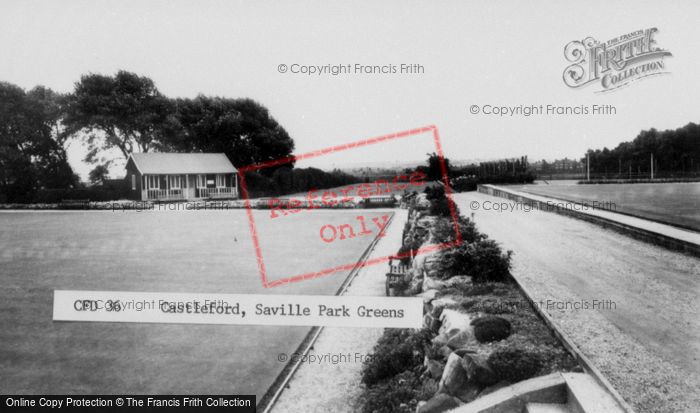Photo of Castleford, Saville Park Greens c.1965