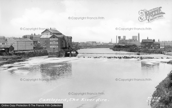 Photo of Castleford, The River Aire c.1955