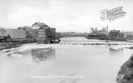 The River Aire c.1955, Castleford