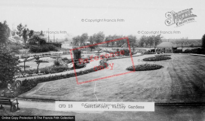 Photo of Castleford, Valley Gardens c.1955