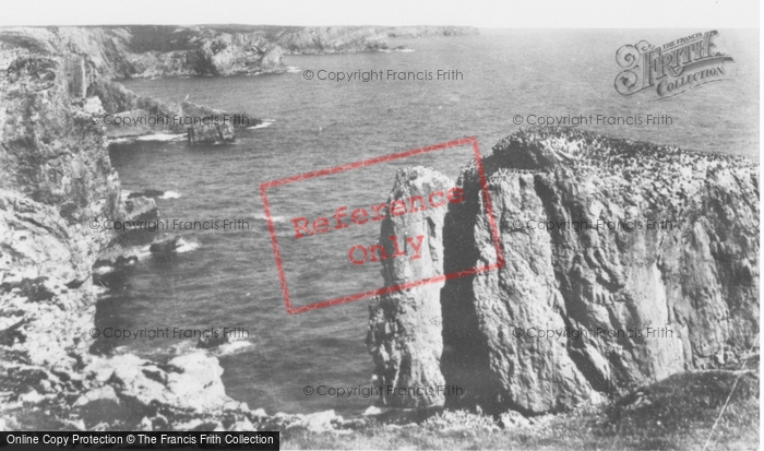Photo of Castlemartin, Stack Rocks c.1955