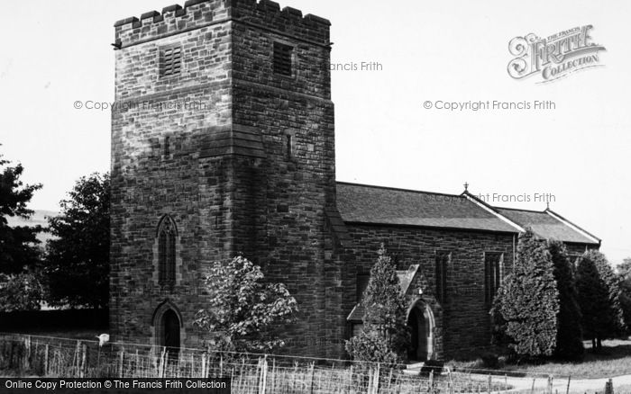 Photo of Castleton, Church Of St Michael And St George c.1955