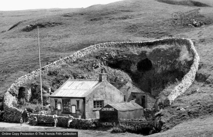 Photo of Castleton, Entrance To Blue John Caverns c.1955