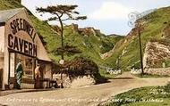 Entrance To Speedwell Cavern & Winnats Pass c.1955, Castleton
