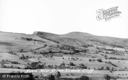 Loose Hill From Treak Cliff c.1955, Castleton