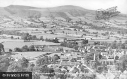 Panoramic View From Peveril Castle c.1950, Castleton