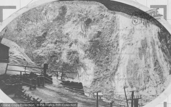 Photo of Castleton, Peak Cavern Looking Out c.1910