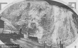 Peak Cavern Looking Out c.1910, Castleton