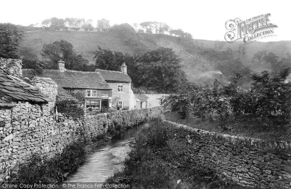 Photo of Castleton, Peakshole Water And Cottages 1909