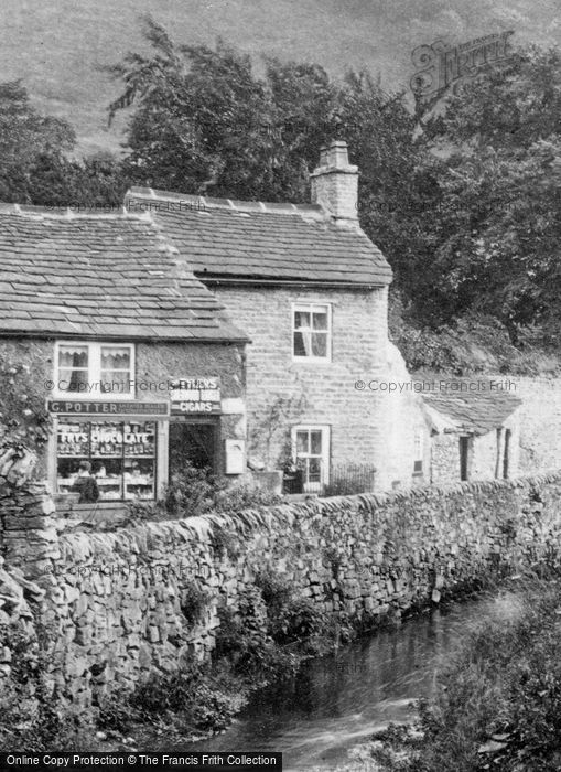 Photo of Castleton, Peakshole Water And Cottages 1909
