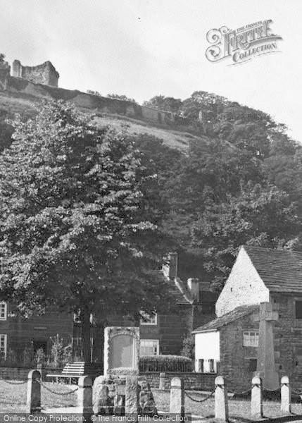 Photo of Castleton, Peveril Castle And War Memorial c.1910