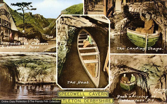 Photo of Castleton, Speedwell Cavern Composite c.1955