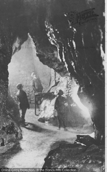 Photo of Castleton, Speedwell Mine, Blue John Mine, Crystalised Cavern 1916