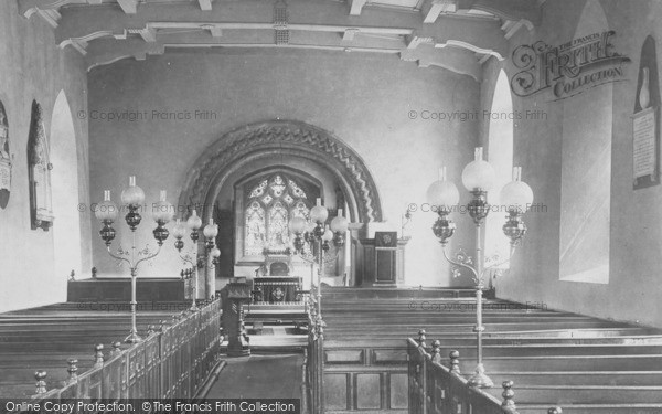 Photo of Castleton, St Edmund's Church Interior 1896