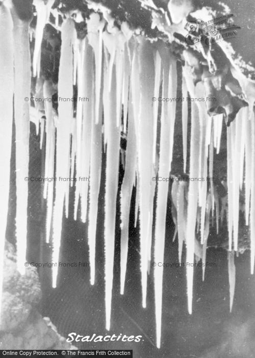 Photo of Castleton, Stalactites c.1960