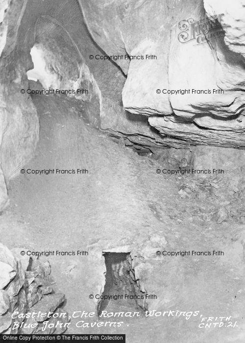 Photo of Castleton, The Roman Workings, Blue John Caverns c.1950