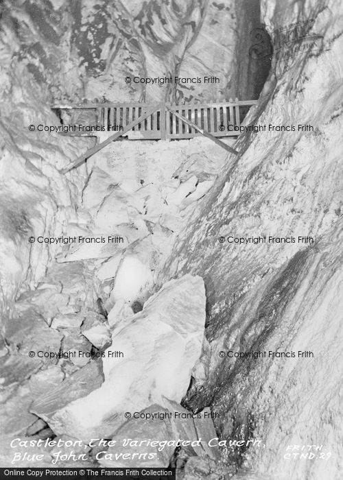 Photo of Castleton, The Variegated Cavern, Blue John Caverns c.1950