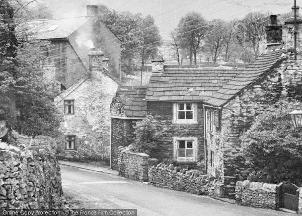 Photo of Castleton, The Village c.1955