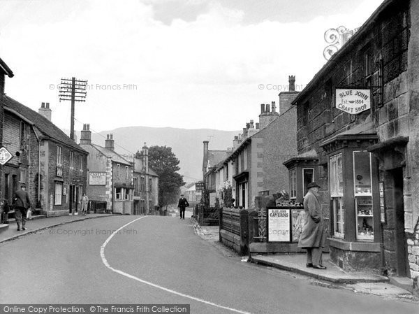 Photo of Castleton, The Village c.1955