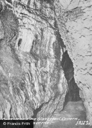 The Waterfall Cavern,  Blue John Caverns c.1950, Castleton