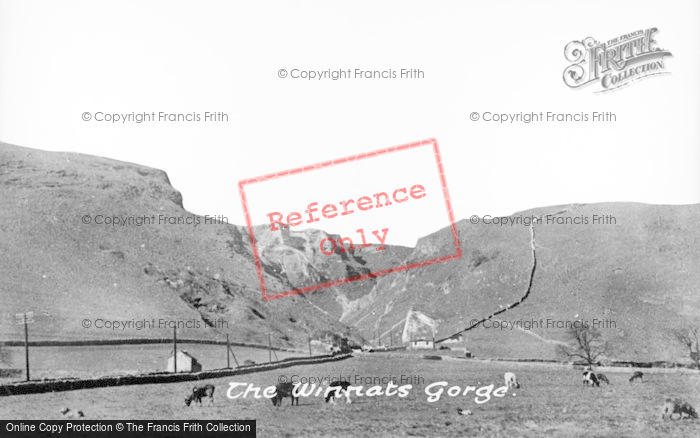 Photo of Castleton, The Winnats Gorge c.1955