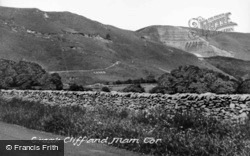 Treak Cliff And Mam Tor c.1955, Castleton