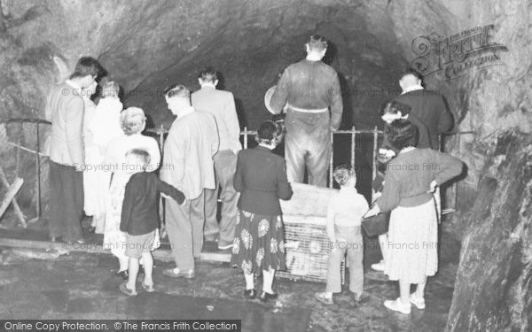 Photo of Castleton, Visitors, Speedwell Cavern c.1960