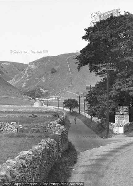 Photo of Castleton, Winnats Pass c.1955