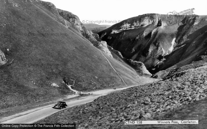 Photo of Castleton, Winnats Pass c.1965